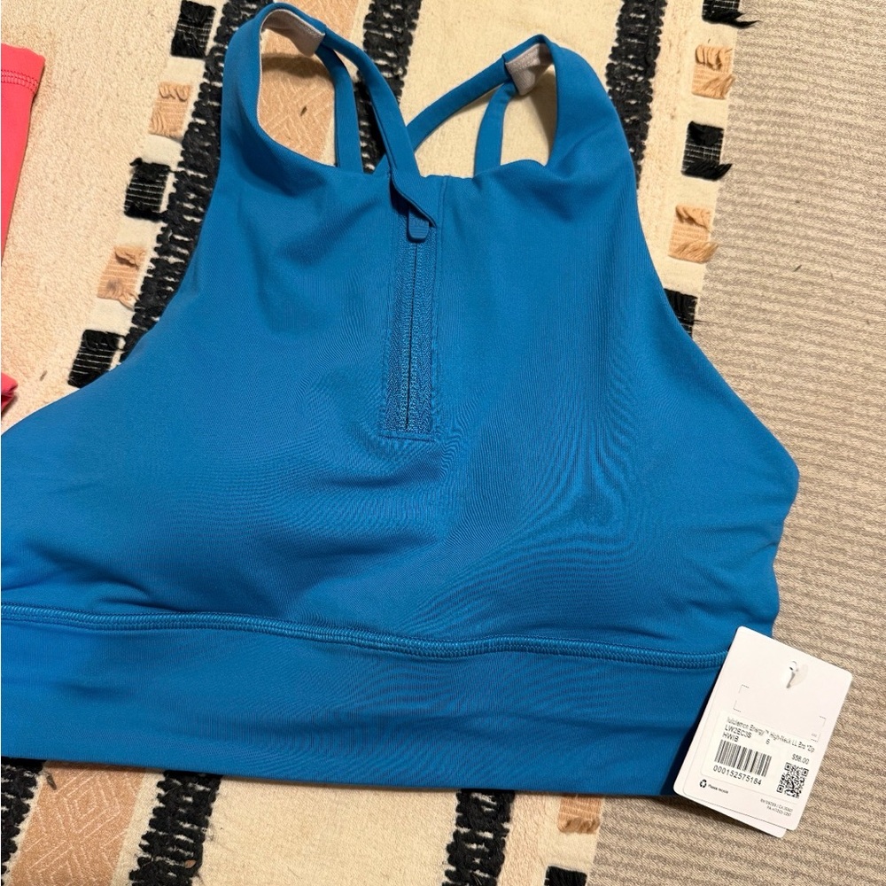 Women's lululemon  Blue High-Neck Sports Bra